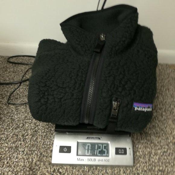 Patagonia Vest Retro Pile Full Zip Fleece Black Mens Medium 22821 $129 - Picture 10 of 10